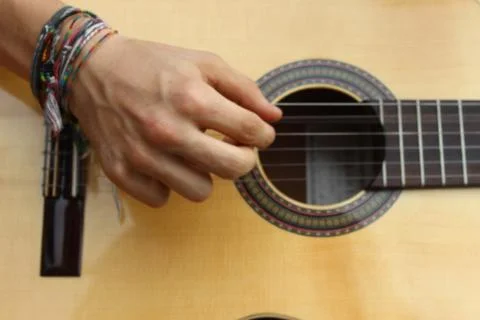 Guitar player Stock Photos