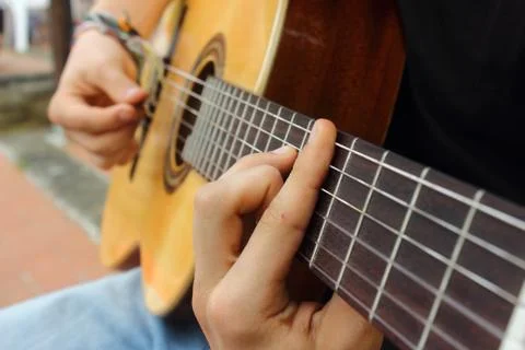 Guitar player Stock Photos