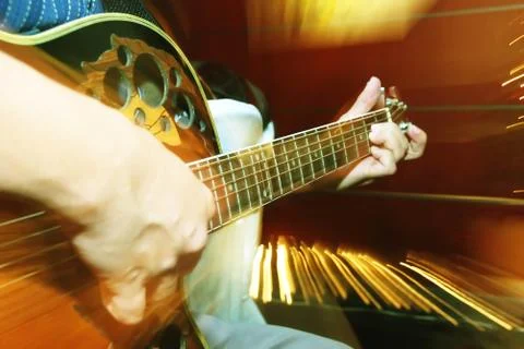 Guitar player Stock Photos