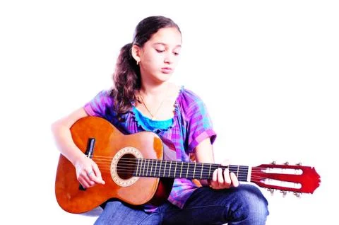 Guitar player Foto stock