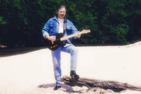Guitar player Foto stock