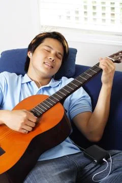 Guitar player Stock Photos