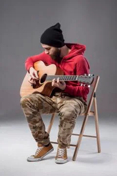 Guitar player Foto stock
