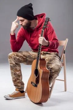 Guitar player Stock Photos
