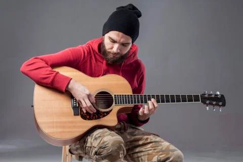Guitar player Stock Photos