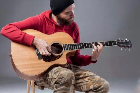 Guitar player Foto stock