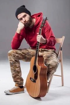 Guitar player Stock Photos