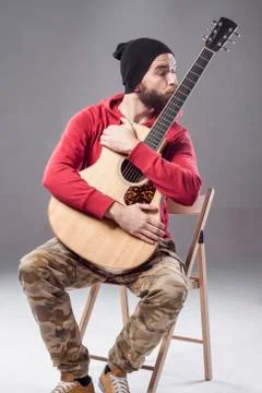 Guitar player Stock Photos