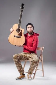 Guitar player Foto stock
