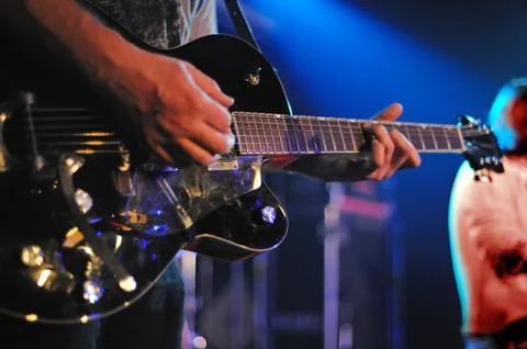 Guitar player Stock Photos