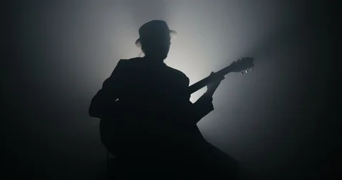 Guitar player silhouette Vidéo 102473107