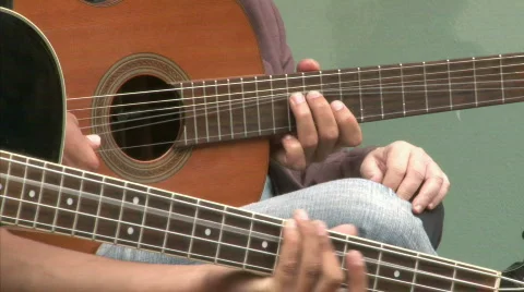 Guitar players Stock Footage 446484