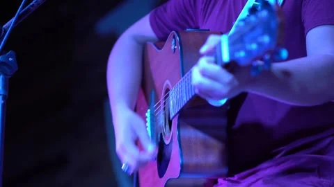 Guitar playing in event Stock-Footage 271347585