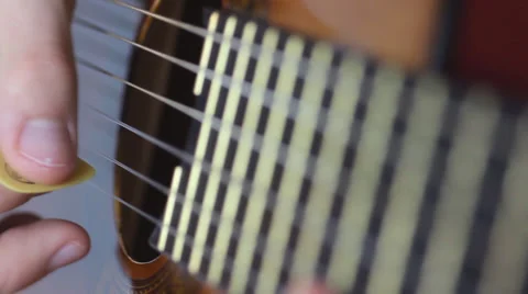 Guitar playing Video stock 37229730