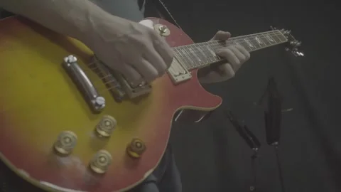 Guitar Playing Solo Stock Footage 278485113
