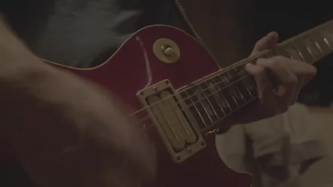 Guitar Playing Solo Stock Footage 278485122