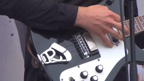 Guitar playing on stage Stock-Footage 271347434