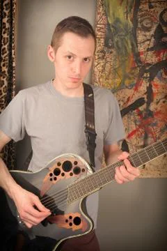 Guitar punk Stock-Fotos