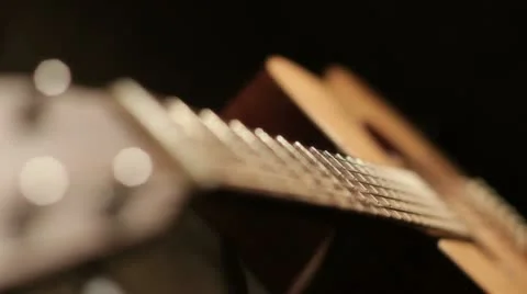 Guitar rack to capo Vídeo Stock 11448992