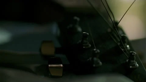 Guitar Rack Focus Stock Footage 45911227