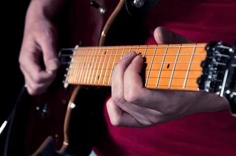 Guitar relaxation Stock Photos
