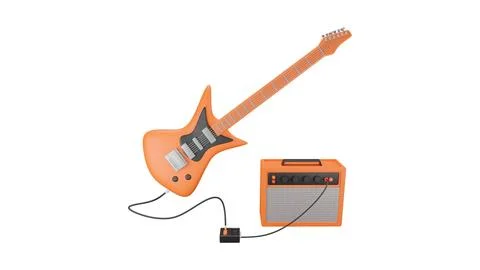 Guitar set Ilustración de archivo