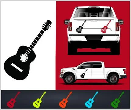 Guitar Simple element illustration Stock-Illustration