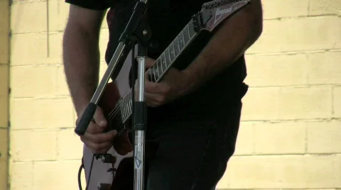 Guitar solo Stock Footage 519154