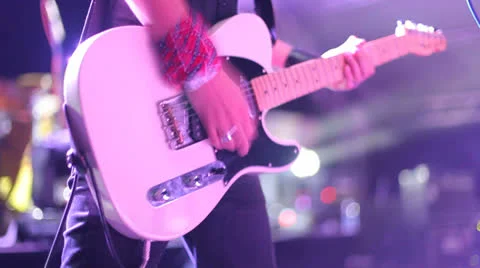 Guitar solo Video stock 22956724