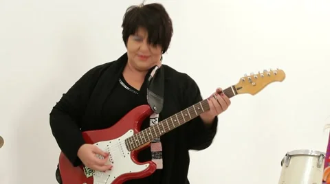 Guitar Solo Video stock 51490316