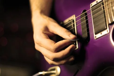 Guitar solo Stock Photos