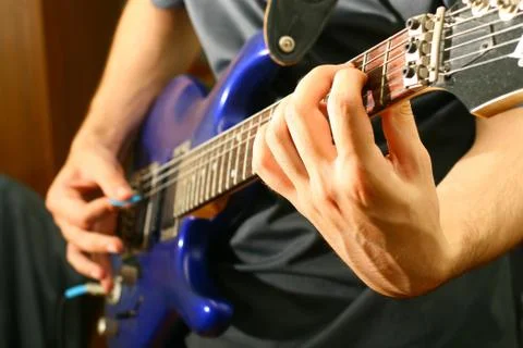 Guitar solo Stock Photos