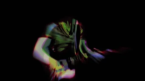 Guitar Solo Rock VJ Loop Stock Footage 46055217