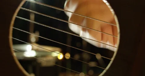 Guitar strings, large 動画素材 114837381