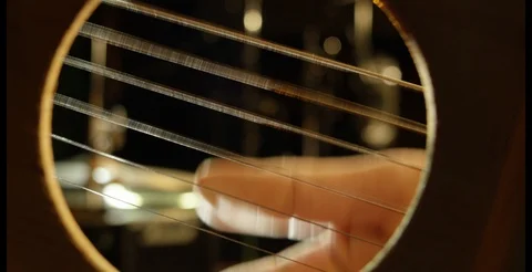 Guitar strings, large 動画素材 114916988