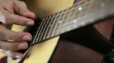 Guitar strumming Video stock 21811563
