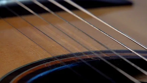 Guitar studio shot Stock Footage 98925955