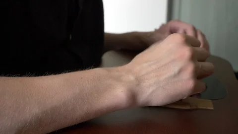 Guitar - thumbs up - 4k- Video stock 112605767