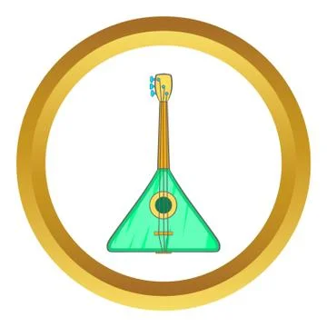 Guitar triangle icon Illustrazione stock
