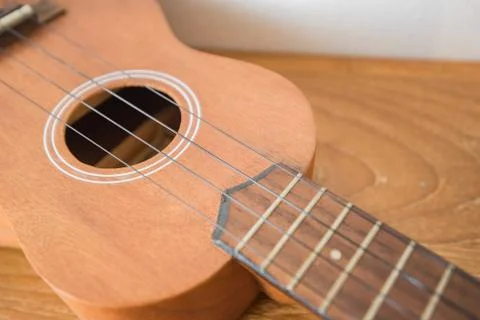 Guitar, ukulele Stock Photos