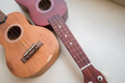 Guitar, ukulele Stock Photos
