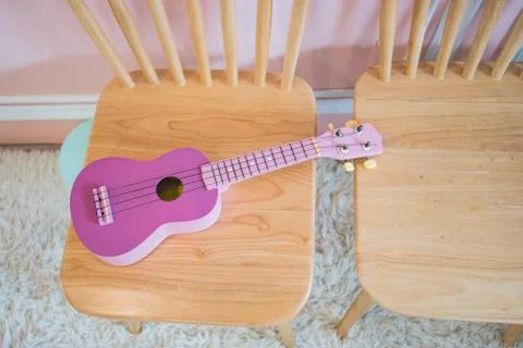 Guitar, ukulele Stock Photos