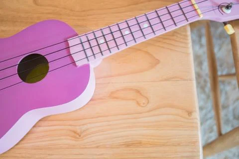 Guitar, ukulele Stock Photos