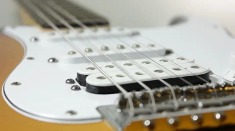 Guitar on white background Stock Footage 24756147