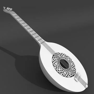 Guitar_t_out.c4d.zip 3D Model