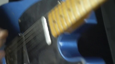 Guitarblue01 Stock Footage 127024151