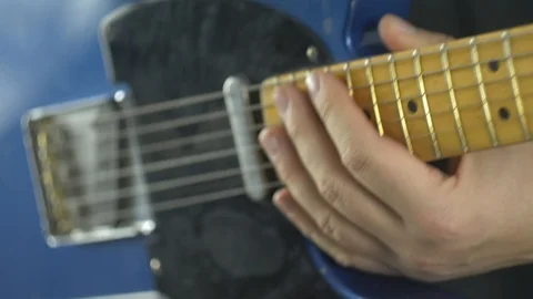 Guitarblue03 Stock Footage 127024171