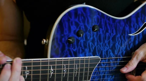 GuitarBlue04 Video stock 5296941