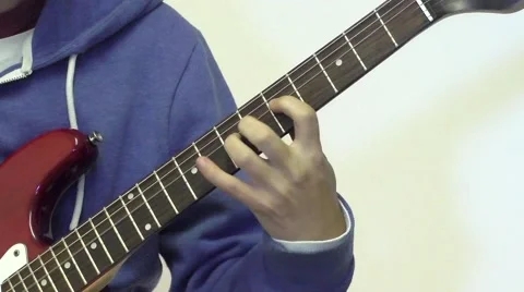 Guitarist Finger Patterns Video stock 58273626