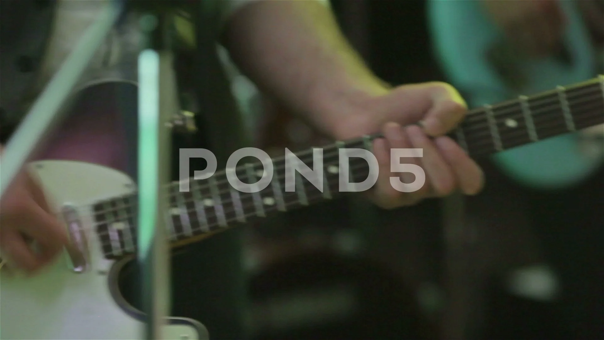 Guitarist Fingers Pressing Chords Of Ele Stock Video Pond5